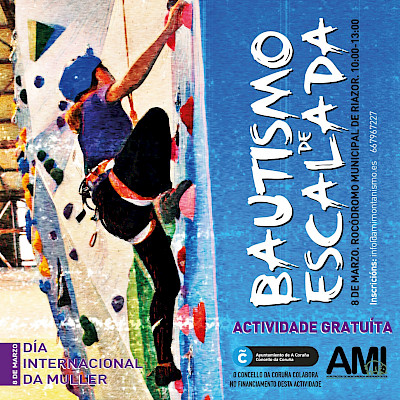 BAUTISMO ESCALADA DIA DE LA MUJER - 8M