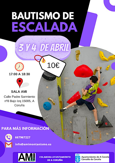 BAUTISMO DE ESCALADA SEMANA SANTA BAUTISMO DE ESCALADA SEMANA SANTA