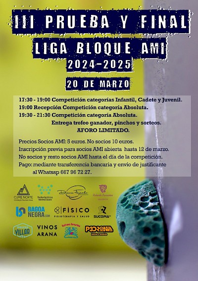 III PRUEBA LIGA BLOQUE AMI III PRUEBA LIGA BLOQUE AMI
