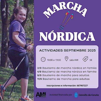 BAUTISMO MARCHA NÓRDICA SEPTIEMBRE