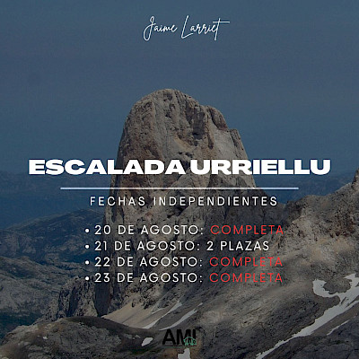 ¡Últimas plazas! Escalada al Urriellu