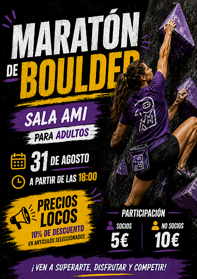 MARATÓN DE BOULDER AMI | ¡VUELTA AL ROCO!