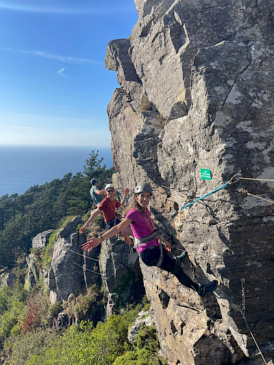 CRÓNICA | FERRATA DO SANTO AL ATARDECER